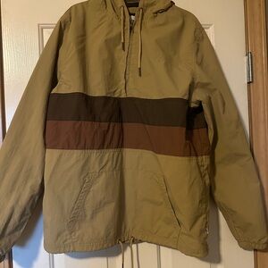 Katin Tan and Brown Windbreaker